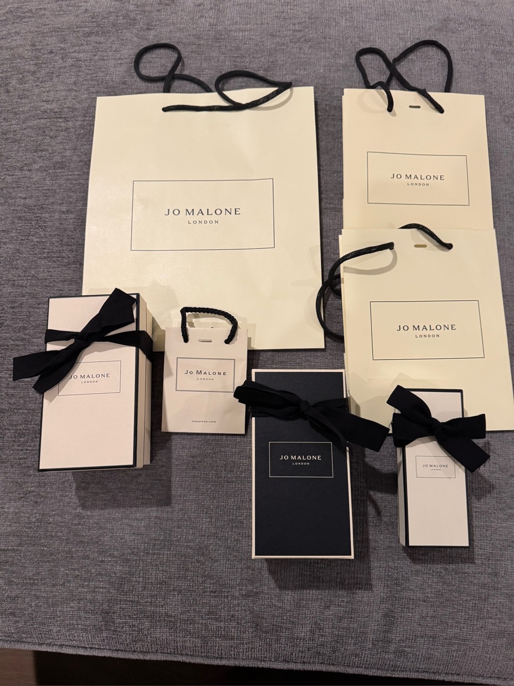 Jo Malone gift bags & boxes